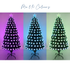 Star Decor Christmas Tree Pre-Lit Fibre Optic Multi-mode Multicolour Lights
